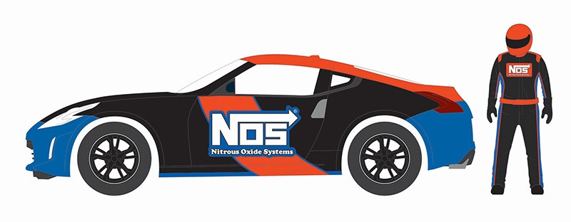 2020 Nissan 370z with Race Car Driver - The Hobby Shop Series 16 - 1/64 Greenlight - 97160 F