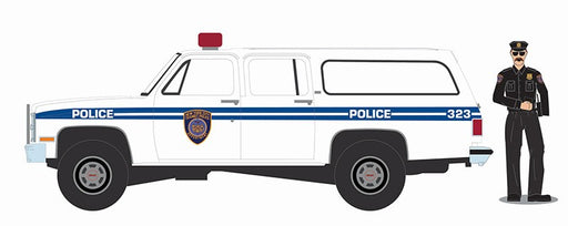 New York City Transit Police - 1985 GMC Suburban - The Hobby Shop Series 16 - 1/64 Greenlight - 97160 D