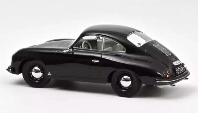 PORSCHE 356A COUPE 1952 BLACK - Norev - 1/18 - 187451 Passion Diecast