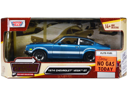 1979 Chevrolet Vega GT - Blue - Forgotten Classics - Motormax 1-24 - 79048 BL - Passion Diecast 