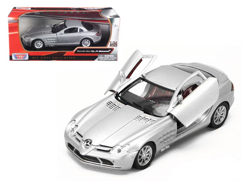 2004 Mercedes-Benz SLR McLaren - Motormax 1-24 - 73306 SIL - Passion Diecast
