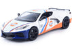 2020 Chevrolet Corvette C8 - White - Gulf - Motormax 1-24 - 79664 Passion Diecast