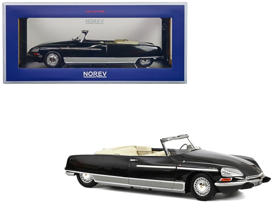 1968 CITROEN DS21 CABRIOLET PALM BEACH BLACK - Norev - 1/18 - 181746 Passion Diecast