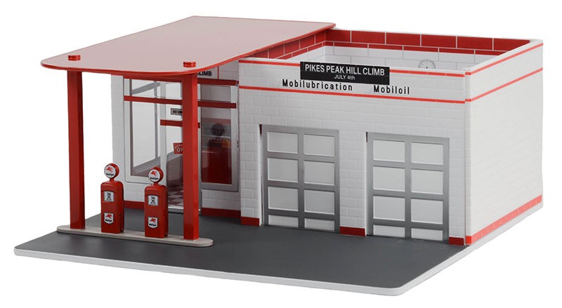 Pikes Peak Hill Climb Refueling Station - Gas Station -  Mechanic's Corner Series 10 - Greenlight 1/64 - 57102