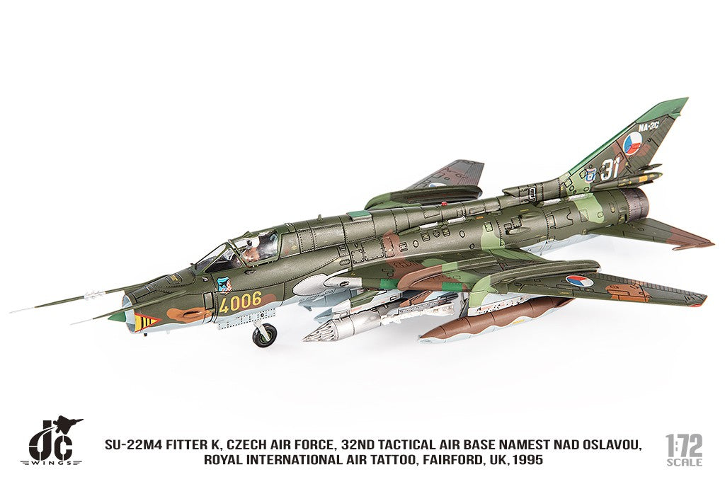 Sukhoi Su-22M4 Fitter-K / Czech Air Force, No. 4006, RAF Fairford, UK, RIAT 1995  /JCW-72-SU20-005