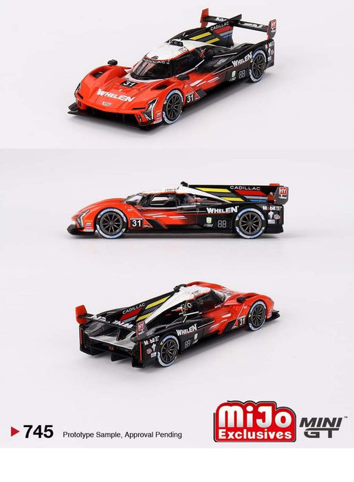 Cadillac V-Series.R Whelen Engineering Cadillac Racing 2023 IMSA Sebring 12 Hrs Winner  - Mini GT - 1:64 - MGT00745