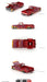 Kaido★House - Chevrolet Silverado Dually on Fire V1 - Mini GT - Mijo Exclusives - 1/64 - KHMG127 Passion Diecast