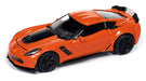 2019 Chevrolet Corvette Z06 with Z07 Performance Package in Sebring Orange - Auto World - 1/64 - AWSP165 A