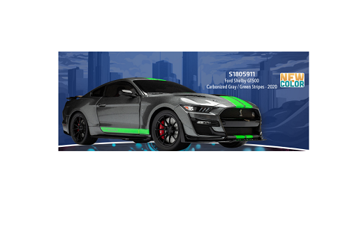 Ford Mustang GT500 2020 Grey - Solido - 1/18 - S1805911 - Passion Diecast 