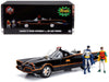 1966 Classic  Batmobile with Lights   Includes  Batman and Robin Figures  -   Jada 1/18-  98625 Passion Diecast