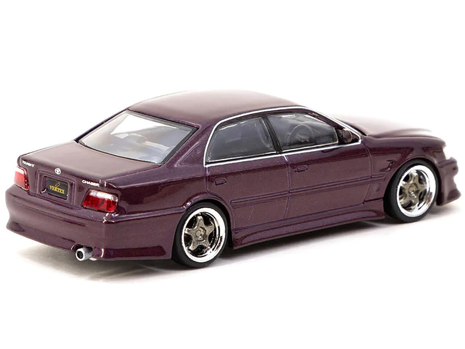 VERTEX Toyota Chaser JZX100 - Purple Metallic - Tarmac Works - 1/64 - T64G-007-PU Passion Diecast