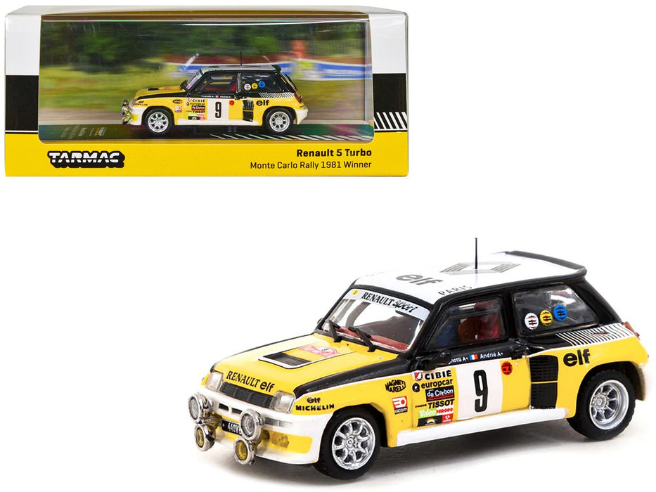 Renault 5 Turbo Monte Carlo Rally 1981 Winner - Tarmac Works - 1/64 - T64-TL060-81MCR09