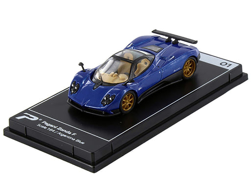 Pagani Zonda F - Argentina Blue - Hypercar League Collection - PosterCars - 1/64 - H01B Passion Diecast