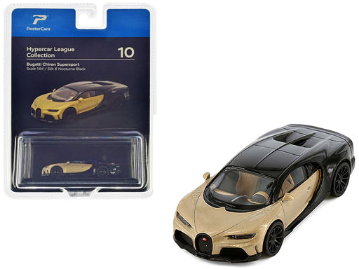 Bugatti Chiron Supersport - Silk & Nocturne Black - Hypercar League Collection - PosterCars - 1/64 - H10B