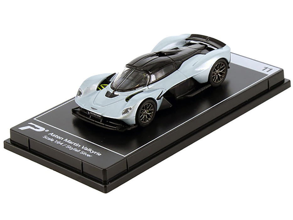 Aston Martin Valkyrie - Skyfall Silver - Hypercar League Collection - PosterCars - 1/64 - H11B Passion Diecast