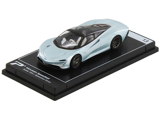 McLaren Speedtail - Speedtail Silver - Hypercar League Collection - PosterCars - 1/64 - H13B Passion Diecast