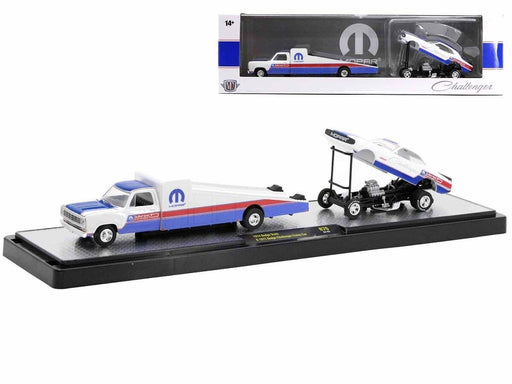Auto-Haulers Release 70 - 1974 Dodge Truck & 1971 Dodge Challenger Funny Car - M2 Machine - 1:64 - 36000 70 C Passion Diecast