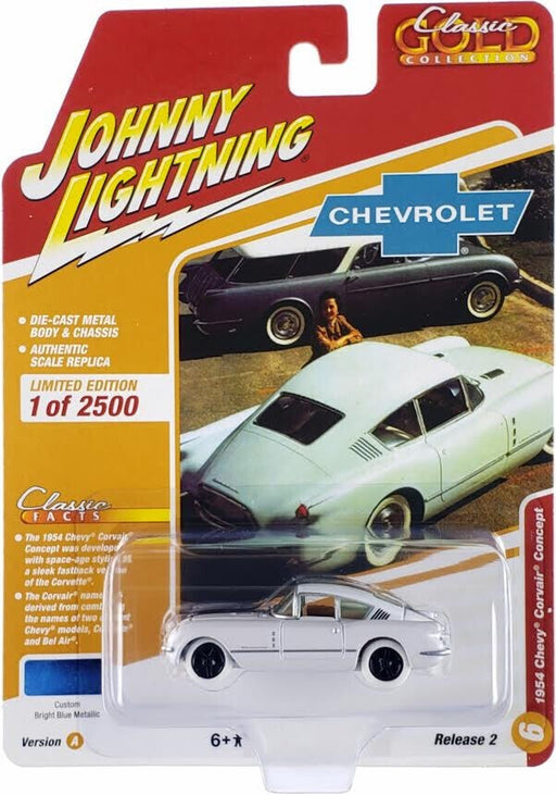 CHASE CAR 1954 Chevrolet Corvair Concept Car - Johnny Lightning - 1/64 - JLSP358 AGR