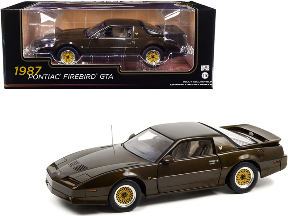 1987 Pontiac Trans Am Gran Turismo Americano (GTA)   Midnight Russet Metallic - Greenlight 1/18 - 13588