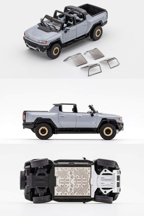 2022 GMC Hummer EV Pickup (LHD) - Grey - GCD - 1:64 - KS-038-218 Passion Diecast