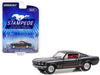 1965 Ford Mustang GT Raven Black with Red Stripes - The Drive Home to the Mustang Stampede Series 1 - 1/64 Greenlight - 13340 A