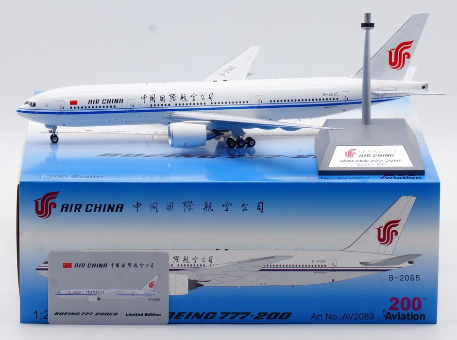 Air China  Boeing 777-2J6 / B-2065  /  Aviation 200 - 1:200 -  AV2089