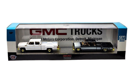 CHASE CAR 1973 GMC Sierra 3500 & 1976 GMC Truck 2-Car Set - M2 Machine - 1:64 - 36000-HS03GR