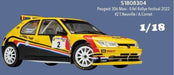 Peugeot 306 Maxi No 2 Neuville Eifel Rally Festival 2022 - Solido - 1/18 - S1808304 - Passion Diecast 