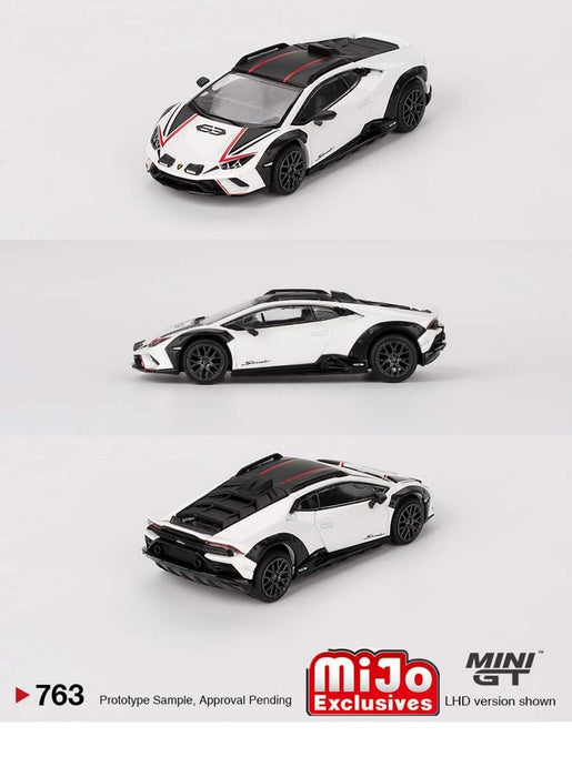 Lamborghini Huracán Sterrato Bianco Asopo - Mini GT - 1:64 - MGT00763 Passion Diecast