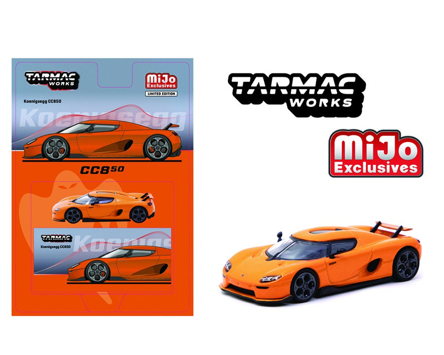 Koenigsegg CC850 - Orange - Tarmac Works - 1/64 - T64G-TL051-OR Passion Diecast