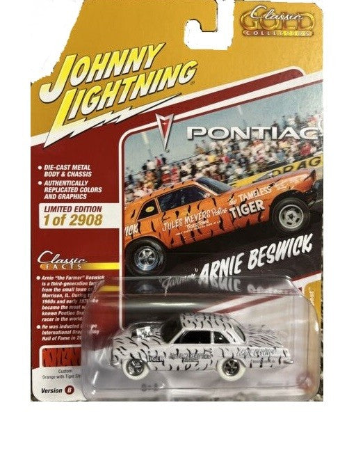 CHASE CAR 1963 Pontiac Tempest - Arnie The Farmer Beswick - Johnny Lightning - 1/64 - JLSP355 BGR