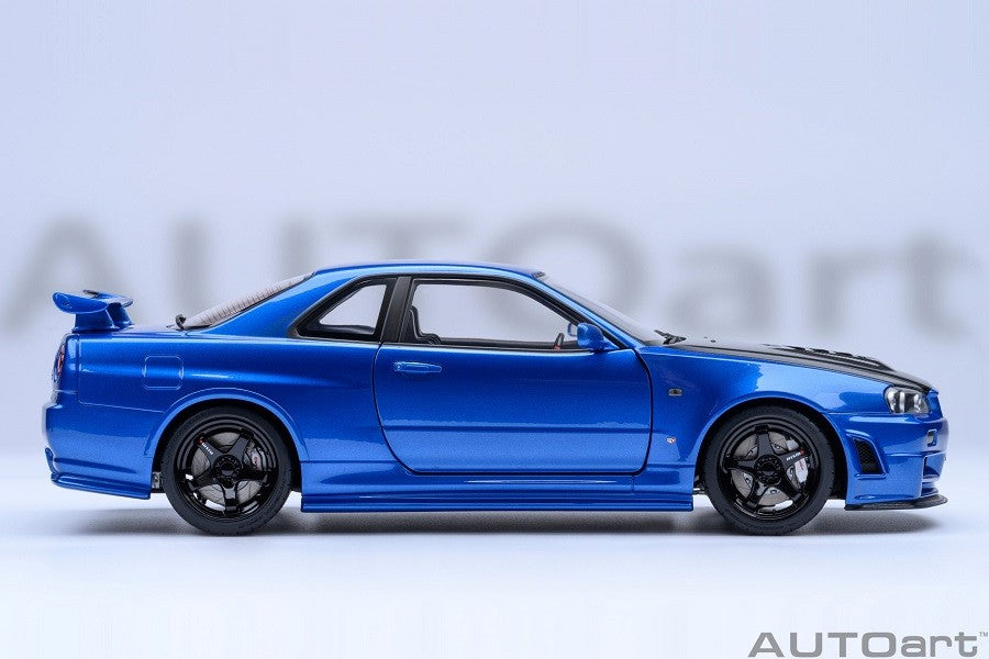 Nissan Skyline GT-R (R34) Z-tune (Bayside Blue/Carbon) - Autoart - 77460 Passion Diecast