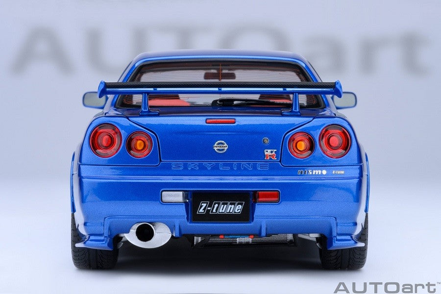 Nissan Skyline GT-R (R34) Z-tune (Bayside Blue/Carbon) - Autoart - 77460 Passion Diecast