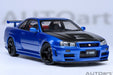 Nissan Skyline GT-R (R34) Z-tune (Bayside Blue/Carbon) - Autoart - 77460 Passion Diecast
