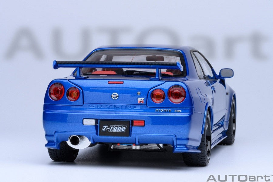 Nissan Skyline GT-R (R34) Z-tune (Bayside Blue/Carbon) - Autoart - 77460 Passion Diecast