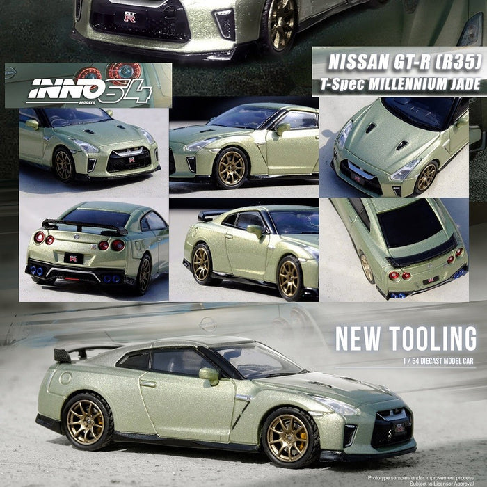 Nissan GT-R (R35) Millennium Jade - INNO 64 - 1/64 - IN64-R35-MJADE Passion Diecast