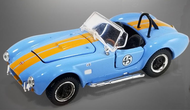 No.45 1965 SHELBY COBRA 427 S/C - GULF COLORS -  Shelby Collectibles 1/64 - SC-705-45 - Passion Diecast 