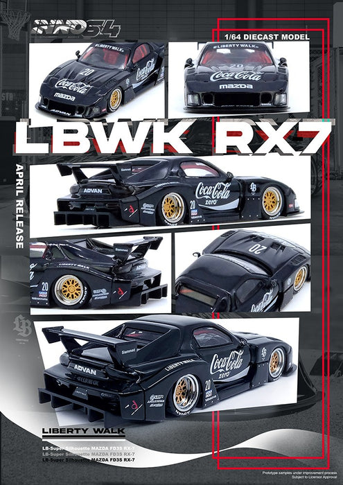 MAZDA RX7 (FD3S) LB-SUPER SILHOUETTE - INNO 64 - 1/64 - IN64-LBWK-RX7-01