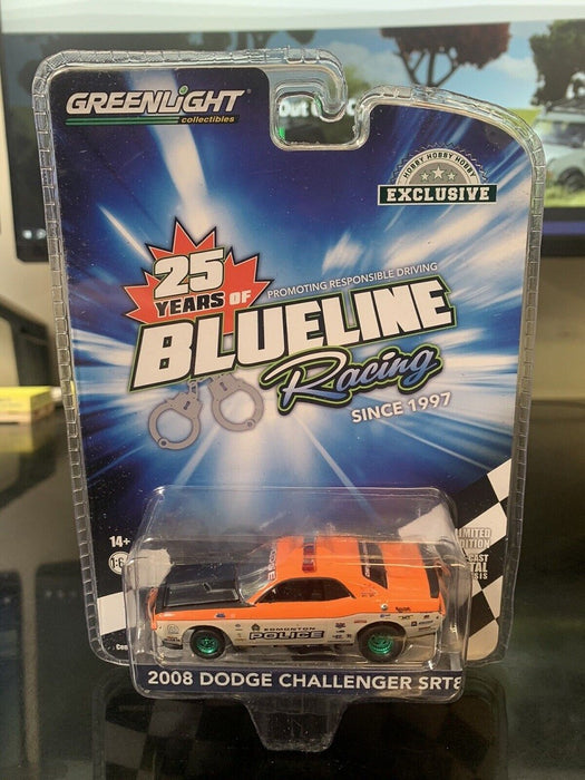 (Green Machine) Edmonton Police, Alberta, Canada - 2008 Dodge Challenger R/T - Hobby Exclusive - 1/64 Greenlight - 30369GR