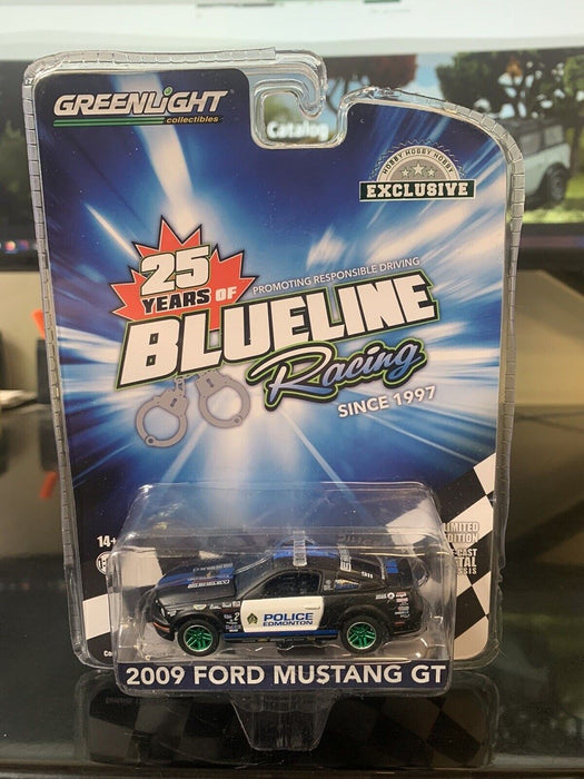 (Green Machine) Edmonton Police, Alberta, Canada - 2009 Ford Mustang GT - Hobby Exclusive - 1/64 Greenlight - 30370GR