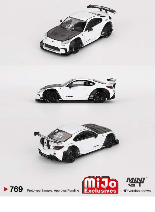 Toyota GR86 LB★Nation White - Mini GT - 1:64 - MGT00769 Passion Diecast