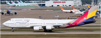 Asiana Boeing 747-400 "Last Flight" / HL7428 /  JC Wings  1:400 / XX40221