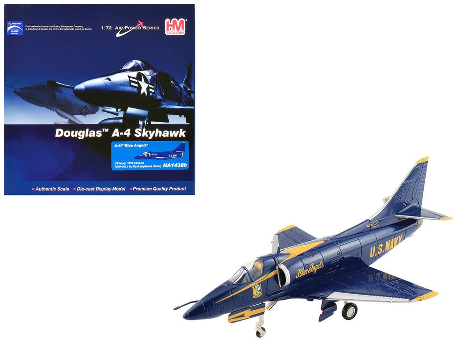 Douglas A-4F Skyhawk - USN Blue Angels with avec decal, 1979 / Hobby Master 1:72 HA1438B
