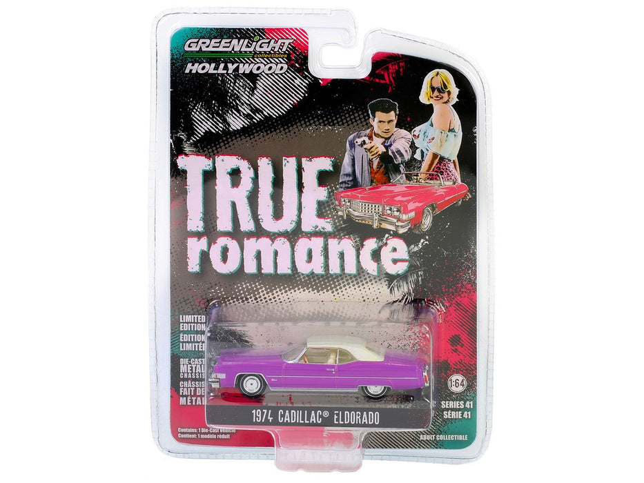Clarence and Alabamas 1974 Cadillac Eldorado Convertible - Hollywood Series 41 - 1/64 Greenlight - 62020 B