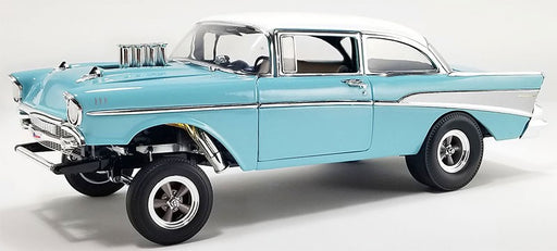 1957 Chevrolet Bel Air Gasser in Larkspur Blue Limited Edition - ACME - 1/18 - A1807017 Passion Diecast 