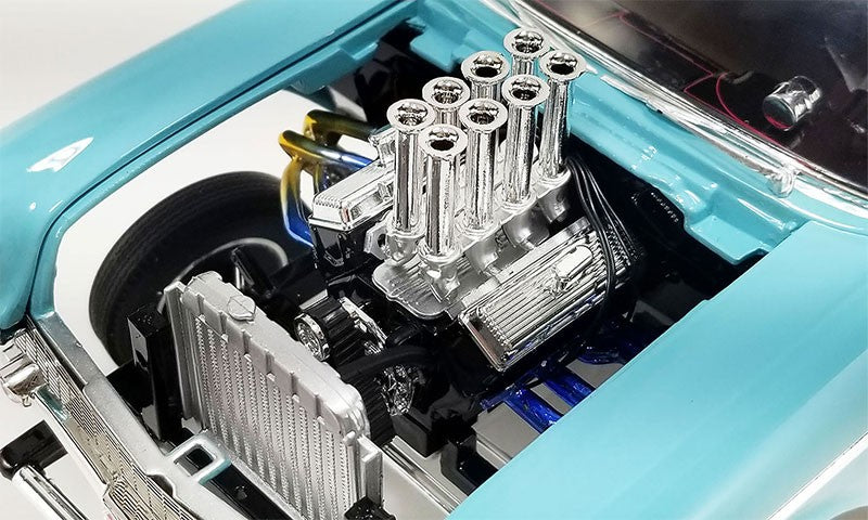1957 Chevrolet Bel Air Gasser in Larkspur Blue Limited Edition - ACME - 1/18 - A1807017 Passion Diecast 