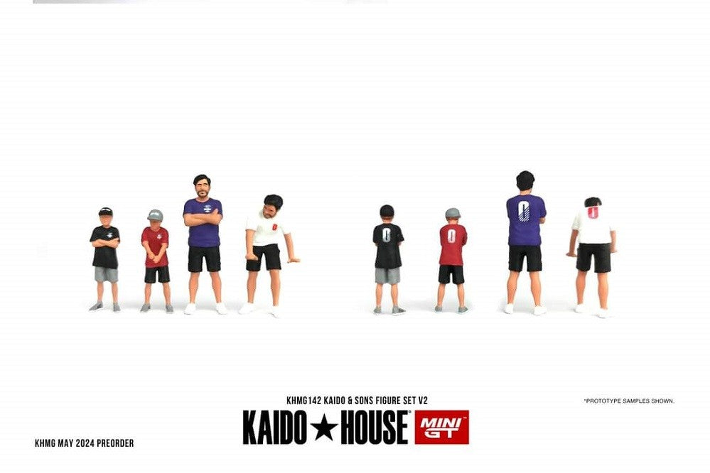 Kaido★House - Figurine - Kaido & Sons V2 - Mini GT - Mijo Exclusives - 1/64 - KHMG142 Passion Diecast