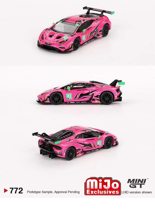 Lamborghini Huracán GT3 EVO2 No.83 Iron Dames IMSA 2023 Daytona 24 Hrs - Mini GT - 1:64 - MGT00772 Passion Diecast