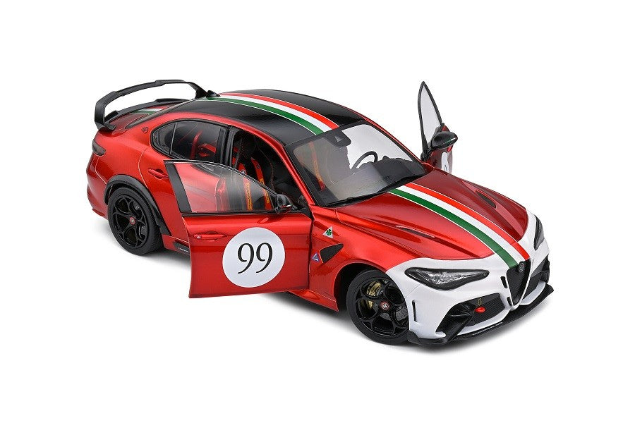 ALFA ROMEO GIULIA GTA-M TRICOLORE MUGELLO 1969 LIVERY - 2022 - Solido - 1/18 - S1806904 - Passion Diecast 