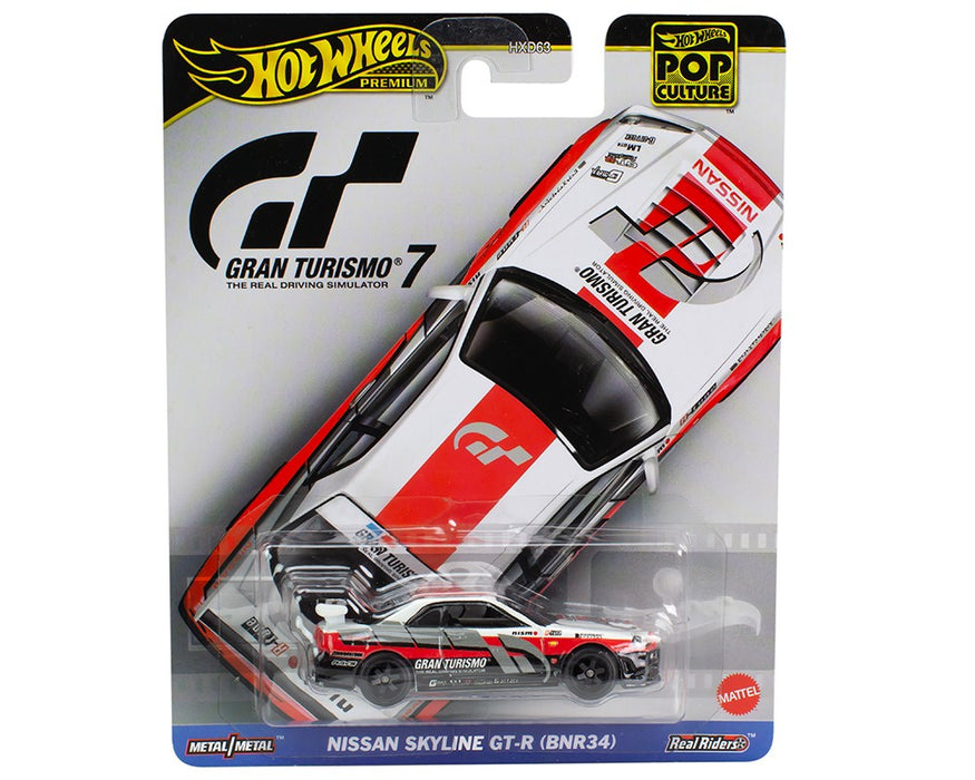 Pop Culture Premium 2024 C - Nissan Skyline GTR (BNR34) Gran Turismo 7 - Hot Wheels 1:64 - HKC28 - Passion Diecast